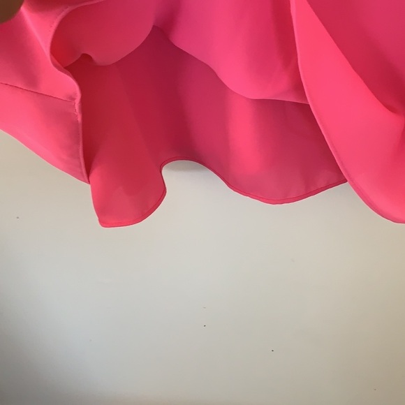 HOT PINK TOPSHOP CRISS CROSS BACK SUMMER DRESS 4 - Picture 4 of 6